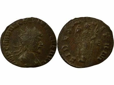 Pi�ce Imperio Romano 1 antoninien Cobre-Plata   Claude II le Gothique 269 R Rome