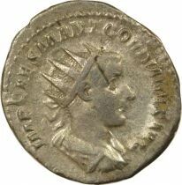 Pi&egrave;ce Imperio Romano 1 antoninien Cobre-Plata   Gordien III 238 R Rome
