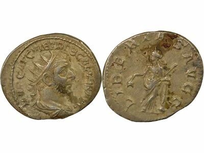 Pi�ce Imperio Romano 1 antoninien Cobre-Plata   Tr�bonien Galle 251-252 R Rome