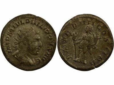 Pi�ce Imperio Romano 1 antoninien Rame-Argento   Philippe Ier l\'Arabe 247 R Rome