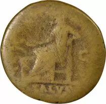 Pi&egrave;ce Imperio Romano Sesterce Lat&oacute;n A&eacute;lius 137 R Rome