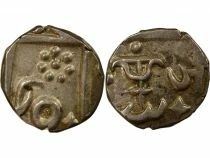 Pi&egrave;ce India 1/4 roupie Argento   Jayajirao Scindia 1865-1869 Lashkar
