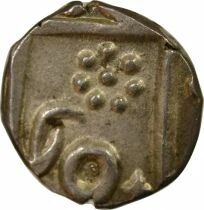 Pi&egrave;ce India 1/4 roupie Plata   Jayajirao Scindia 1865-1869 Lashkar
