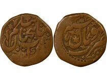 Pi&egrave;ce India 1 anna Kupfer   S. Jahan Begum 1303 AH (1885-1886) Bhopal