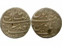 Pi&egrave;ce India 1 roupie Argento   Aurangzeb Alamgir I 1082 AH (1671-1672) Surat
