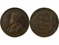 Pi&egrave;ce Jersey 1/12 shilling Bronzo George V, Roi d\'Angleterre, Empereur des Indes 1923 Londres