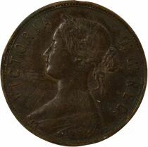 Pi&egrave;ce Kanada 1 cent Bronze Victoria, Reine 1896 Londres