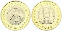 Pi&egrave;ce Kazakhistan 100 tyin bimet&aacute;lica 2025