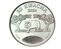 Pi&egrave;ce Malawi 50 kwacha Rame-Nickel 2024
