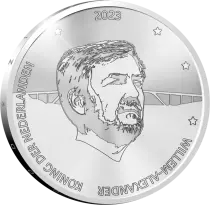 Pièce Netherlands 5 euros Copper-Nickel 2023