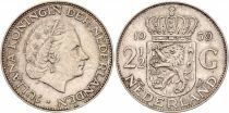 Pi&egrave;ce Niederlande 2.5 gulden Silber Juliana 1959 Utrecht