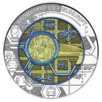 Pi&egrave;ce &Ouml;sterreich 25 euro Trimetal 2021 A Vienne