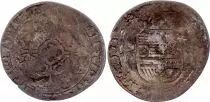 Pi&egrave;ce Pa&iacute;ses Bajos espa&ntilde;ol 3 patards Plata Albert & Isabelle 1616 / 1621 B. Bruxelles