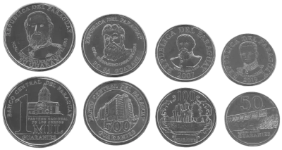 Pi�ce Paraguay guaranies Aluminium 2019-2022