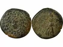 Pi&egrave;ce Reino del Ponto Tetrachalque Bronce Mithridates VI 85-65 AV JC Amisos