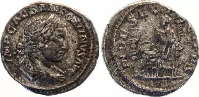 Pi�ce R�mische Imperatorische denier Silber 219