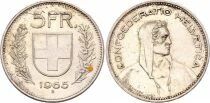 Pi&egrave;ce Svizzera 5 francs Argento 1965 B Bern