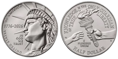 Pi�ce USA 0.5 crown Copper-Nickel 2026 P - Philadelphia