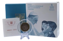 Pi&egrave;ce Vatican City State 5 euro Bi-metallic 2019 R Rome