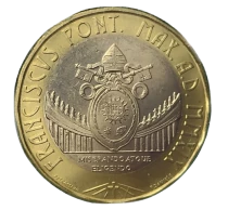 Pi&egrave;ce Vatikanstadt 5 euro Bimetal 2019 R Rome