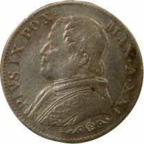 Pius IX - 5 Silver Soldi - 1867 R Rome Year XXI