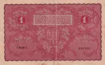 Poland 1 Marek - Woman - Eagle - 1919 - Serial L - P.23