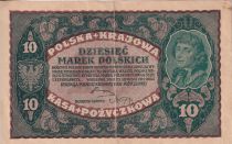 Poland 10 Marek - T. Kosciuszko - Eagle - 1919 - P.25