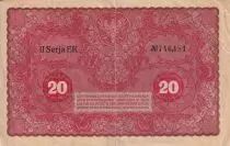 Poland 20 Marek - Woman- Eagle - 1919 - P.26