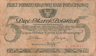Poland 5 Marek - 1919 - P.20