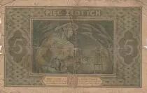 Poland 5 Zlotych - 1926 - Woman, worker - P.49