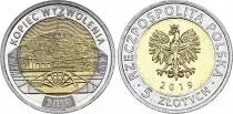 Poland 5 Zlotych - Liberation Mound 2019 - Bimetal