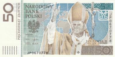 Poland 50 Zlotych - John Paul II - In folder - 2006 - JP series