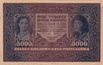 Poland 5000 Marek - T. Kosciuszko - Woman - 1920 - Varieties serials - P.31