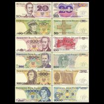 Poland Set of 6 differents banknotes - 20 to 1000 Zlotych - UNC