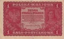 Polen 1 Marek - Woman - Eagle - 1919 - P.23