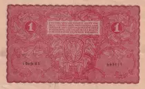 Polen 1 Marek - Woman - Eagle - 1919 - Serial AX - P.23