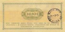 Polen 10 Cents - Foreign Exchange Certificate - 1969 - P.FX24