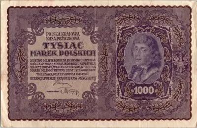 Polen 1000 Marek 1919 - T. Kosciuszko