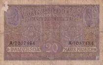 Polen 20 Marek - Eagles - 1917 - VG to F - P.4