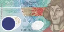 Polen 20 Zlotych - Nicolaus Copernicus - Folder - Polymer - 2023