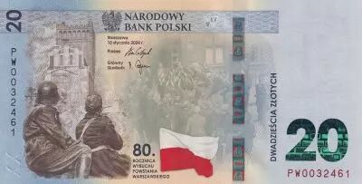 Polen 20 Zlotych - Nicolaus Copernicus - Folder - Polymer - 2023