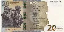 Polen 20 Zlotych - Protection of Poland\'s Eastern Bordier - Folder - 2022 - P.NEW
