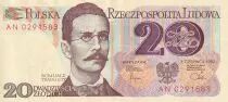 Polen 20 Zlotych - Romuald Traugutt -1982 - UNC - P.149a