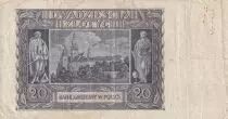 Polen 20 Zlotych - Woman\'s portrait - 1940 - Serial K - P.95
