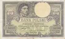 Polen 500 Zlotych - T. Kosciuszko - Crowned Eagle - 28-02-1919 - Serial S.A.0497098