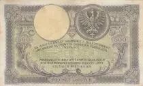 Polen 500 Zlotych - T. Kosciuszko - Crowned Eagle - 28-02-1919 - Serial S.A.4057411