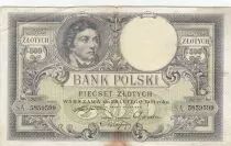 Polen 500 Zlotych - T. Kosciuszko - Crowned Eagle - 28-02-1919 - Serial S.A.5859599