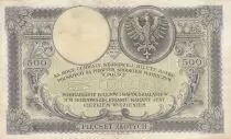 Polen 500 Zlotych - T. Kosciuszko - Crowned Eagle - 28-02-1919 - Serial S.A.5983770