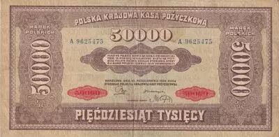 Polen 50000 Marek - 1922 - Serial A - P.33