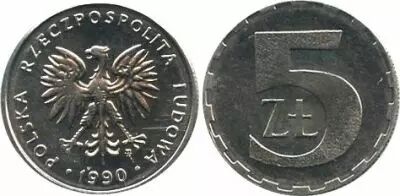 Polen Y.81.3 5 Zloty, KM.Y81.3